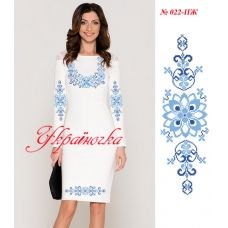 ПЖ-022 УКРАИНОЧКА. Заготовка женского платья для вышивки