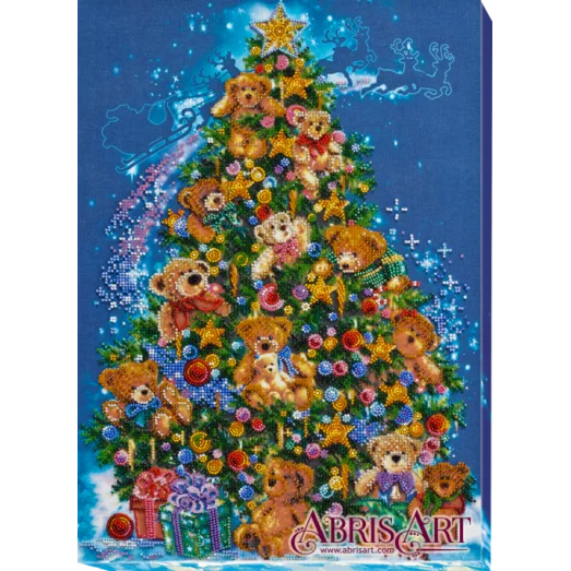 АВ-644 Чудо-ёлочка. Набор для вышивки бисером Абрис Арт