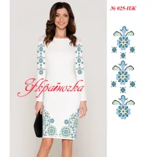 ПЖ-025 УКРАИНОЧКА. Заготовка женского платья для вышивки