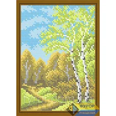 ФР-ДБп5-046 Березовая роща. Схема для вышивки бисером ТМ Фурор Рукоделия
