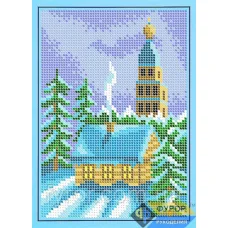 ФР-ДБп5-048 Зимний вечер. Схема для вышивки бисером ТМ Фурор Рукоделия