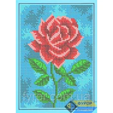 ФР-ДБп5-072 Прекрасная роза. Схема для вышивки бисером ТМ Фурор Рукоделия