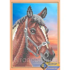 ФР-ДБч5-077 Лошадка. Схема для вышивки бисером ТМ Фурор Рукоделия