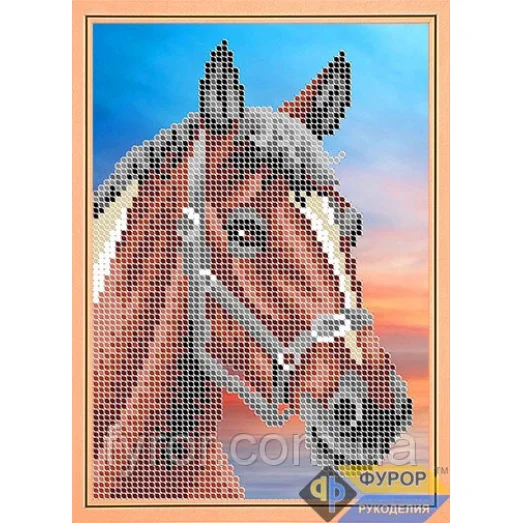 ФР-ДБч5-077 Лошадка. Схема для вышивки бисером ТМ Фурор Рукоделия