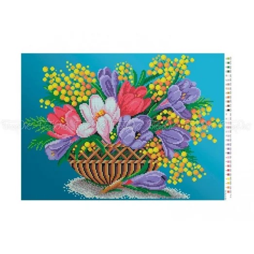 ЧВ-5175 Букет. Схема для вышивки бисером. Бисерок