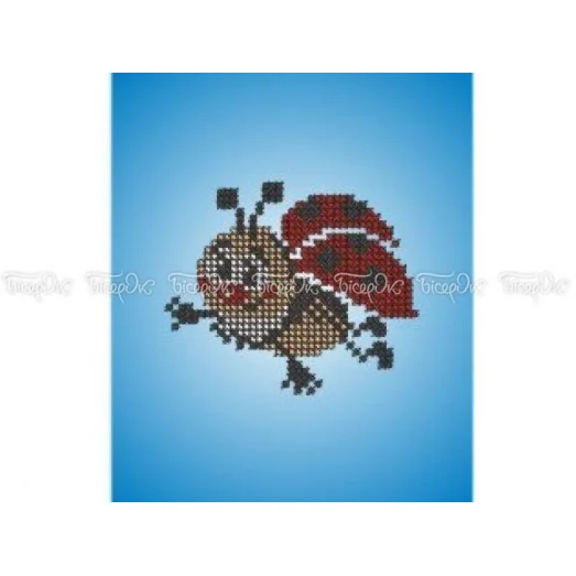 ЧВ-1114 Божья коровка. Схема для вышивки бисером Бисерок