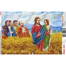ВА-0660 (А3) Иисус в пшеничном поле. Схема для вышивки бисером БисерАрт