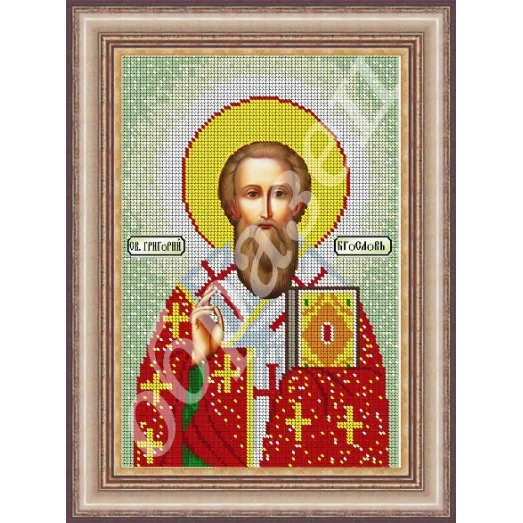 АМ-066 Св. Григорий. Схема для вышивки бисером. ТМ Фея Вышивки