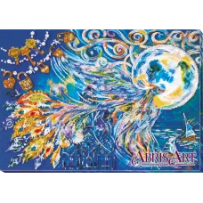 АВ-632 Синяя птица счастья. Набор для вышивки бисером Абрис Арт