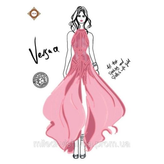 СЛ-3283 Дом Моды Versace. Схема для вышивки бисером ТМ Миледи