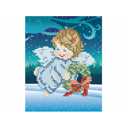 ЧВ-1480 (10*15) Ангелочек. Схема для для вышивки бисером Бисерок