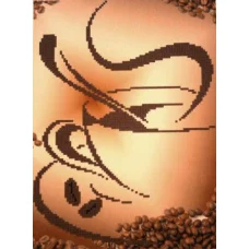 СКМ-002 Кофе. Схема для вышивки бисером. Княгиня Ольга