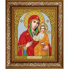 ИС-4014 Пресвятая Богородица Смоленская. Схема для вышивки бисером ТМ Славяночка