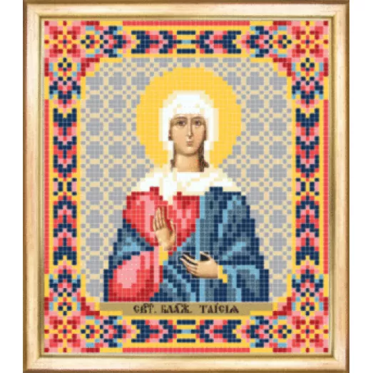 СБИ-104 Святая мученица Таисия. Схема для вышивания бисером. Чаривна мить
