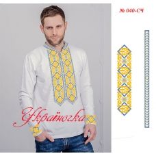 СЧ-040 УКРАИНОЧКА. Заготовка мужской сорочки для вышивки