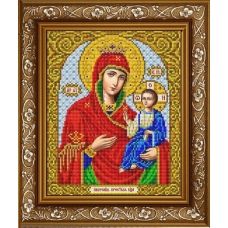 ИС-4016 Пресвятая Богородица Иверская. Схема для вышивки бисером ТМ Славяночка