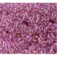 68498 Бисер Preciosa розовый радужный прокрашенный