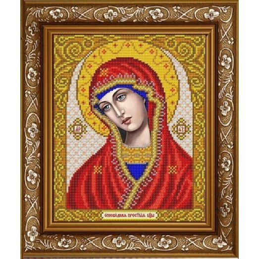 ИС-4019 Пресвятая Богородица Огневидная. Схема для вышивки бисером ТМ Славяночка