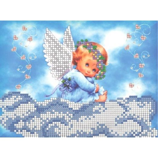 СД-017 Ангелочок на хмаринці. Схема для вышивки бисером. Княгиня Ольга