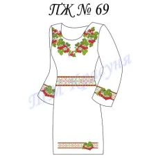 ПЖ-069 Заготовка платья для вышивки ТМ Красуня