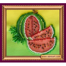 АМА-005 Арбузик. Набор для вышивки бисером Абрис Арт