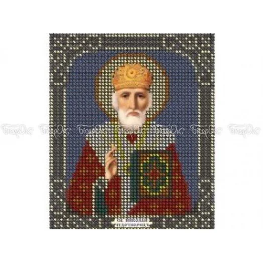 ЧВ-1012(10) Николай Чудотворец. Схема для вышивки бисером Бисерок