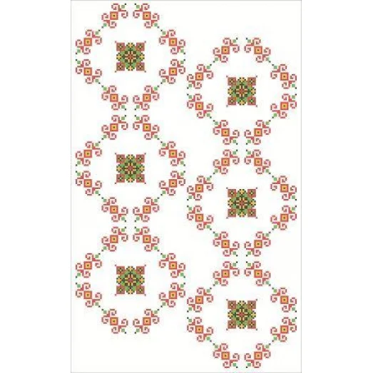 ФВЛ-044 Орнамент. Схема на водорастворимом флизелине. ТМ Княгиня Ольга