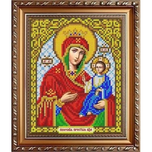 ИС-5016 Пресвятая Богородица Иверская. Схема для вышивки бисером Славяночка