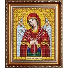 ИС-5017 Пресвятая Богородица Умягчение злых сердец. Схема для вышивки бисером Славяночка