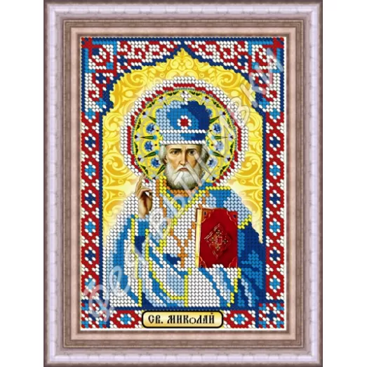 КС-069 Св. Николай. Схема для вышивки бисером. ТМ Фея Вышивки 