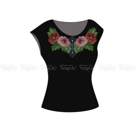 ББР-54 Заготовка для блузы без рукавов для вышивки. Бисерок