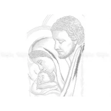 ЧВ-5222 (30*40) Святое семейство. Схема для вышивки бисером Бисерок