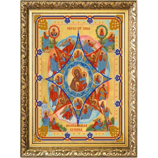 НИК-7112 Неопалимая купина. Схема для вышивки бисером ТМ Конек