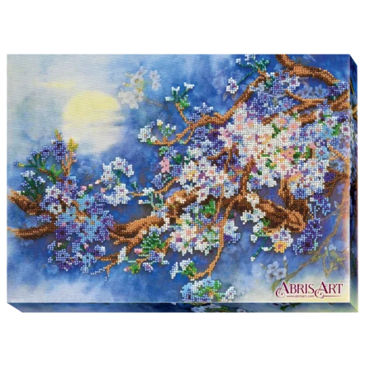 АВ-410 Цветущая ветка. Набор для вышивки бисером. Абрис Арт