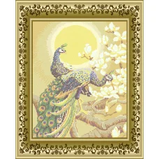 ЛВТ-013 Павлины. Схема для вышивки бисером. Княгиня Ольга