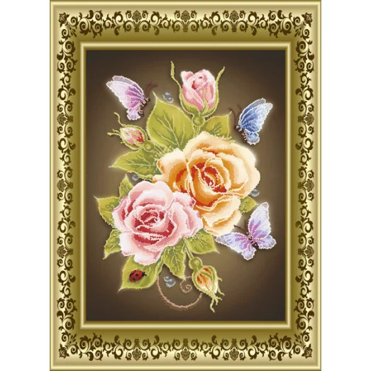 ЛВТ-012 Розы. Схема для вышивки бисером. Княгиня Ольга