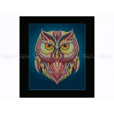 ЧВ-5375 (30*40) Ловец снов Сова. Схема для вышивки бисером Бисерок