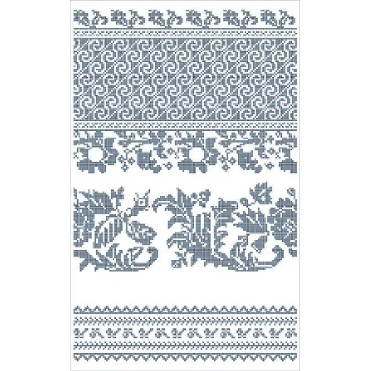 ФВЛ-071 Орнамент. Схема на водорастворимом флизелине. ТМ Княгиня Ольга