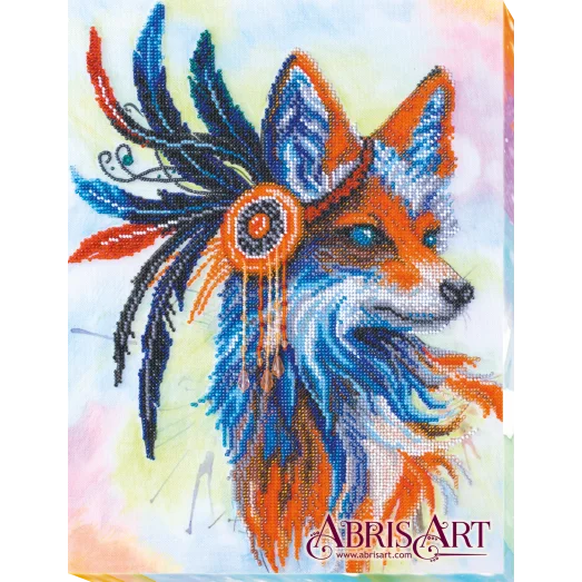 АВ-551 Рыжая лиса. Набор для вышивки бисером. Абрис Арт