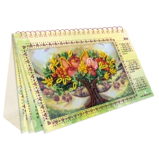 АКМ-003 Календарь. Дивный сад. Набор для вышивки бисером Абрис Арт