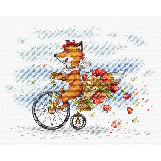 М-291 Париж, Париж!. Набор для вышивания крестом М.П. Студия