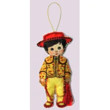 F-080 Набор с фетром Кукла. Испания-М. Butterfly