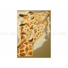 50-318 (30*40) Жирафы. Схема для вышивки бисером Бисерок
