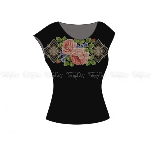 ББР-11 Заготовка для блузы без рукавов для вышивки. Бисерок