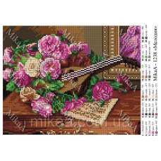 МИКА-1238 (А4) Мелодия. Схема для вышивки бисером