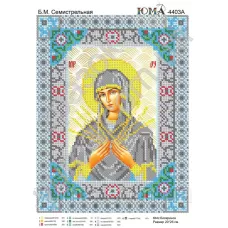 ЮМА-4403А Б.М. Семистрельная. Схема для вышивки бисером