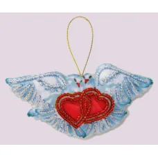 F-093 Набор с фетром Голуби. Butterfly