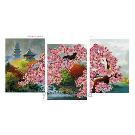 ЮМА-368 Весеннее чудо Японии. Схема для вышивки бисером