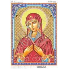 ЮМА-3302 Б.М.Семистрельная. Схема для вышивки бисером