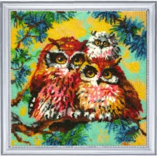БФ-532 Совиная семейка. Набор для вышивки бисером Батерфляй